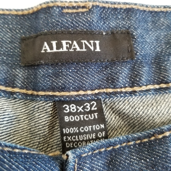 Alfani Bootcut Jeans Tag 38x32 Actual 37x31 - Picture 4 of 4